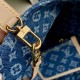 Replica Borsa a secchiello in denim Louis Vuitton All In BB M28107 False Fatte Bene