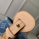 Replica Borsa a secchiello in denim Louis Vuitton All In BB M28107 False Fatte Bene