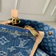 Replica Borsa a secchiello in denim Louis Vuitton All In BB M28107 False Fatte Bene
