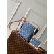 Replica Borsa a secchiello in denim Louis Vuitton All In BB M28107 False Fatte Bene