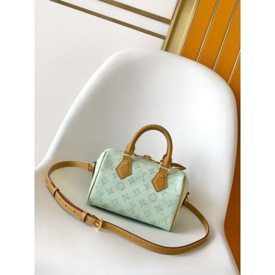 Replica Borsa Louis Vuitton Speedy Bandoulière 20 M27530 Verde False Fatte Bene