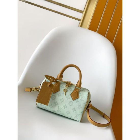 Replica Borsa Louis Vuitton Speedy Bandoulière 20 M27530 Verde False Fatte Bene
