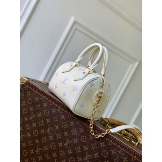 Replica Borsa Louis Vuitton Speedy Bandoulière 20 M28314 blu False Fatte Bene