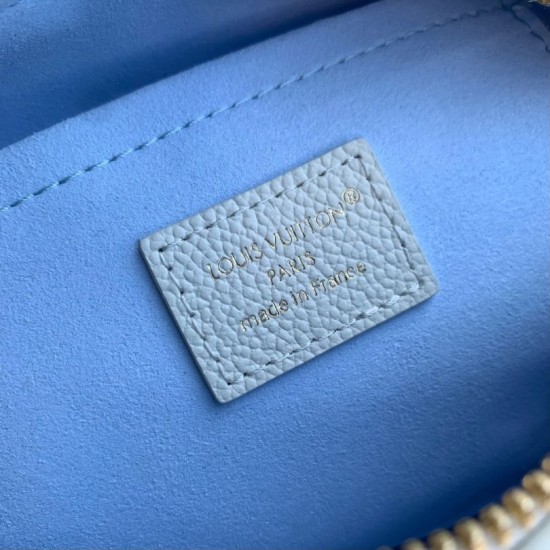 Replica Borsa Louis Vuitton Speedy Bandoulière 20 M28314 blu False Fatte Bene