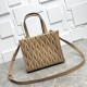 Replica Borsa tote Miu Miu in pelle nappa trapuntata marrone Fallate Outlet Online