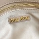 Replica Borsa tote Miu Miu in pelle nappa trapuntata marrone Fallate Outlet Online