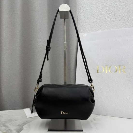 Replica Borsa a tracolla Dior Bow nera Fallate Outlet Online