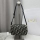 Replica Pochette Borse Dior Bow Dior jacquard Oblique con motivo blu Fallate Outlet Online