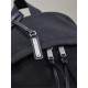 Replica Zaino YSL Saint Laurent City tela con finiture pelle nero Fallate Outlet Online