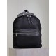 Replica Zaino YSL Saint Laurent City tela con finiture pelle nero Fallate Outlet Online