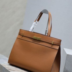 Replica Borsa shopper YSL Saint Laurent Manhattan Nano marrone Fallate Outlet Online