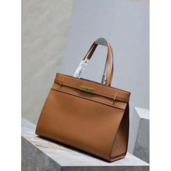 Replica Borsa shopper YSL Saint Laurent Manhattan Nano marrone Fallate Outlet Online