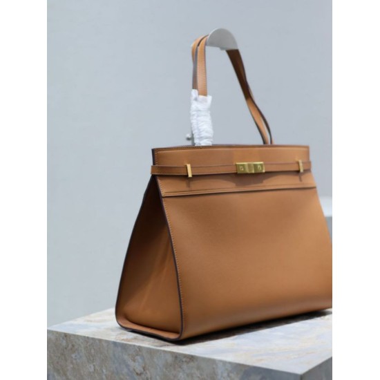 Replica Borsa shopper YSL Saint Laurent Manhattan Nano marrone Fallate Outlet Online