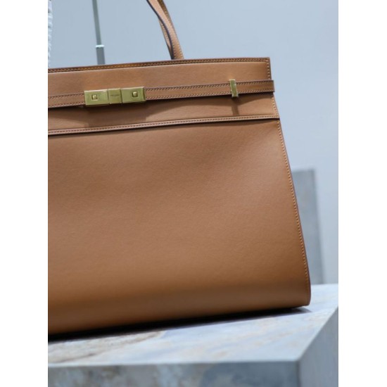 Replica Borsa shopper YSL Saint Laurent Manhattan Nano marrone Fallate Outlet Online