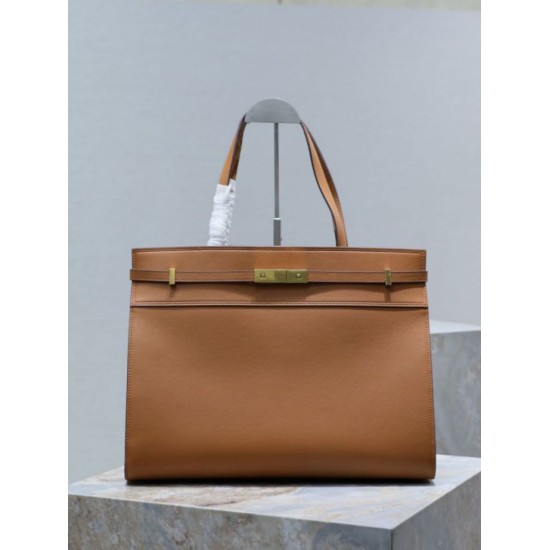 Replica Borsa shopper YSL Saint Laurent Manhattan Nano marrone Fallate Outlet Online