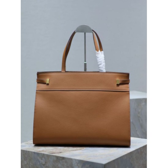 Replica Borsa shopper YSL Saint Laurent Manhattan Nano marrone Fallate Outlet Online