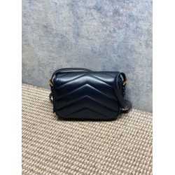 Replica Borsa a tracolla mini Loulou YSL Saint Laurent Nero Fallate Outlet Online
