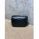 Replica Borsa a tracolla mini Loulou YSL Saint Laurent Nero Fallate Outlet Online