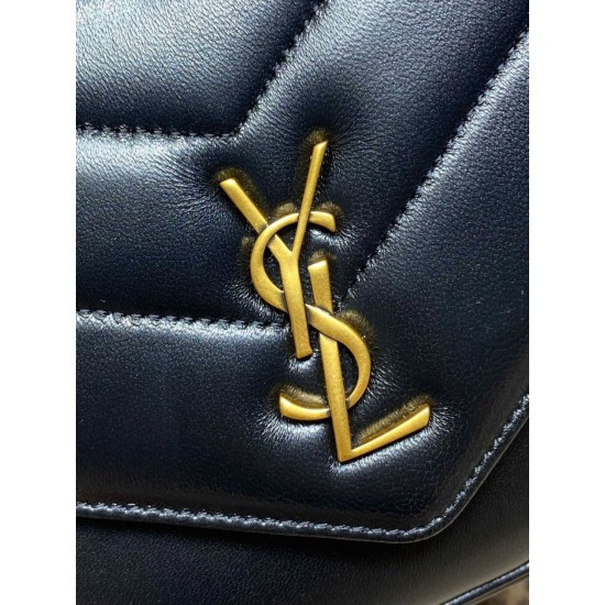 Replica Borsa a tracolla mini Loulou YSL Saint Laurent Nero Fallate Outlet Online