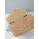 Replica YSL Saint Laurent LouLou Medium in camoscio trapuntato marrone Fallate Outlet Online