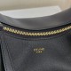 Perfetta Falsa Borsa a tracolla Celine Lulu per adolescenti Nero imitazione Dupe Replica Borsa a tracolla Celine Lulu per adolescenti Nero Fallate Outlet Online