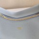 Replica Borsa a tracolla Celine Lulu per adolescenti Blu Fallate Outlet Online