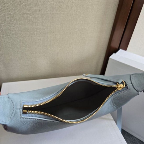 Replica Borsa a tracolla Celine Lulu per adolescenti Blu Fallate Outlet Online