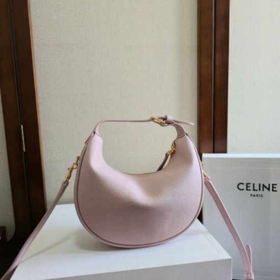 Replica Borsa a tracolla Celine Lulu per adolescenti Rosa Fallate Outlet Online