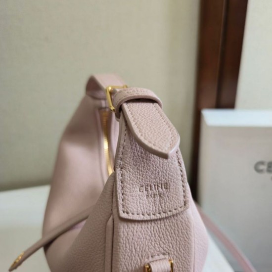 Replica Borsa a tracolla Celine Lulu per adolescenti Rosa Fallate Outlet Online