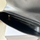 Replica Borsa a tracolla media Celine Polly Nero Fallate Outlet Online
