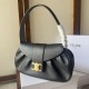 Replica Borsa a tracolla media Celine Polly Nero Fallate Outlet Online