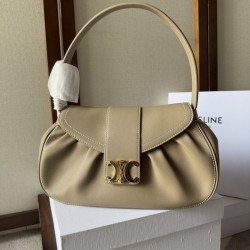 Replica Borsa a tracolla media Celine Polly Beige Fallate Outlet Online