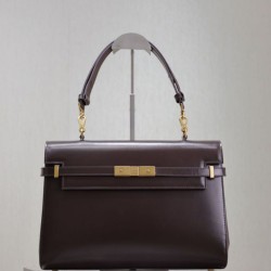 Replica Borsa a tracolla YSL Saint Laurent Manhattan Borgogna Fallate Outlet Online