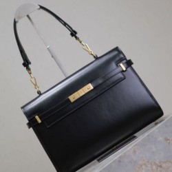 Replica Borsa a tracolla YSL Saint Laurent Manhattan Nera Fallate Outlet Online