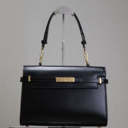 Replica Borsa a tracolla YSL Saint Laurent Manhattan Nera Fallate Outlet Online