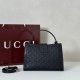 Replica Borsa Gucci Padlock Small con manico superiore 838991 Nero Fallate Outlet Online