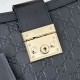 Replica Borsa Gucci Padlock Small con manico superiore 838991 Nero Fallate Outlet Online
