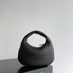 Replica Borsa Hobo Veneta piccola/media di Bottega Veneta Nero Fallate Outlet Online