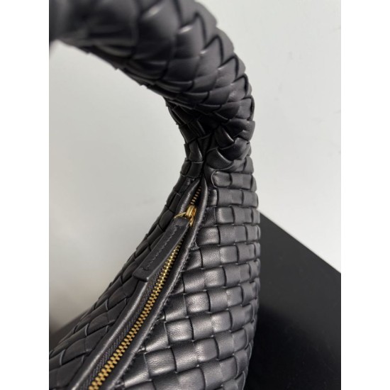Replica Borsa Hobo Veneta piccola/media di Bottega Veneta Nero Fallate Outlet Online