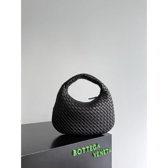 Replica Borsa Hobo Veneta piccola/media di Bottega Veneta Nero Fallate Outlet Online