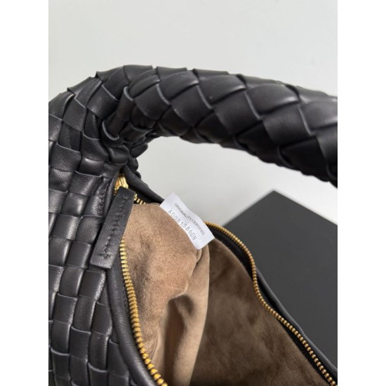 Replica Borsa Hobo Veneta piccola/media di Bottega Veneta Nero Fallate Outlet Online