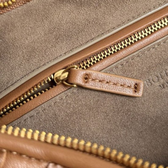 Replica Borse Hobo Veneta piccola/media di Bottega Veneta Marrone Fallate Outlet Online