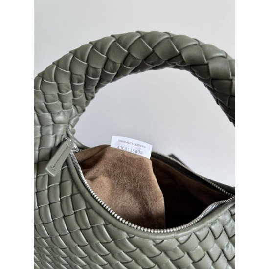 Replica Borse Hobo Veneta piccola/media di Bottega Veneta Verde Fallate Outlet Online