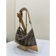 Replica Borsa a tracolla Hobo Fendi Fendigraphy Caffè Fallate Outlet Online