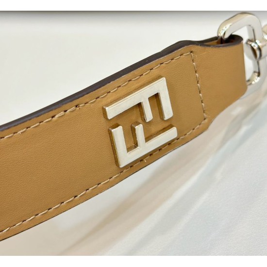 Replica Borsa a tracolla Hobo Fendi Fendigraphy Caffè Fallate Outlet Online