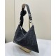 Replica Borsa a tracolla Hobo Fendi Fendigraphy Nero Fallate Outlet Online