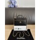 Perfetta Replica Borsa Chanel Classic Vanity con catena A96186 Nero Outlet Clone
