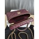 Perfetta Replica Borsa Chanel Classic Vanity con catena A96186 Borgogna Outlet Clone