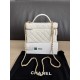 Perfetta Replica Borsa Chanel Classic Vanity con catena A96186 bianca Outlet Clone