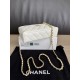 Perfetta Replica Borsa Chanel Classic Vanity con catena A96186 bianca Outlet Clone